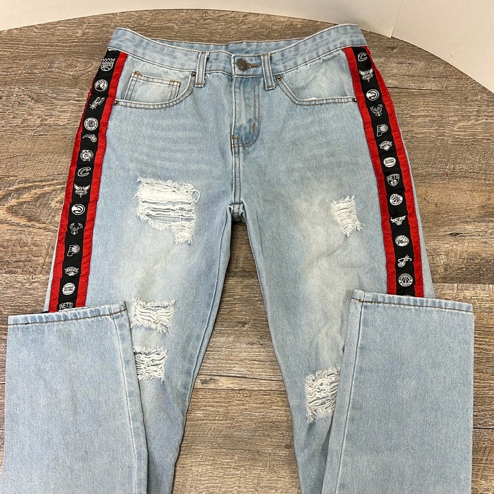 NBA Men’s Slim Straight Leg Jeans 32x32